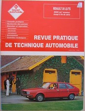 revue technique automobile RTA Renault 20 LS / TS 2000 cm3 à fin de série