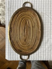 DESSOUS DE PLAT ANCIEN ROTIN