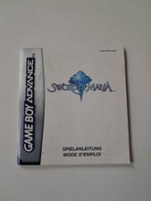 Notice Version FR Sword Of Mana sur Nintendo Game Boy Advance 