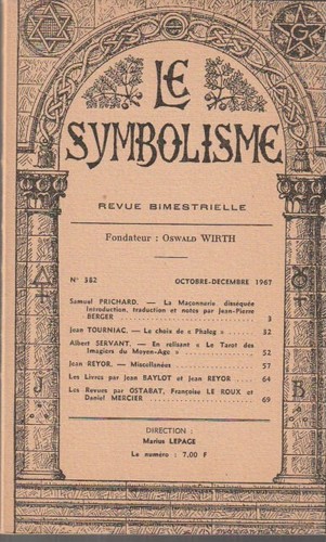 Revue symbolisme 382 - symbolisme, n°382