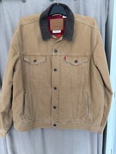Veste Levi's® Canvas Trucker / Camionneur Cotton Lined Jacket Taille L