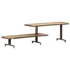 Bois de Manguier Massif Meuble TV 160x30x40 cm Armoire Basse Salon vidaXL