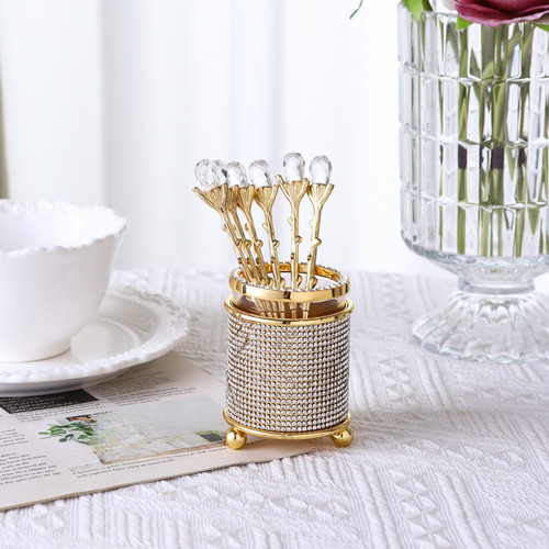 Porte cuillère verre avec - cuillère,