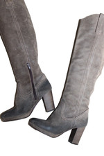 bottes hautes en cuir