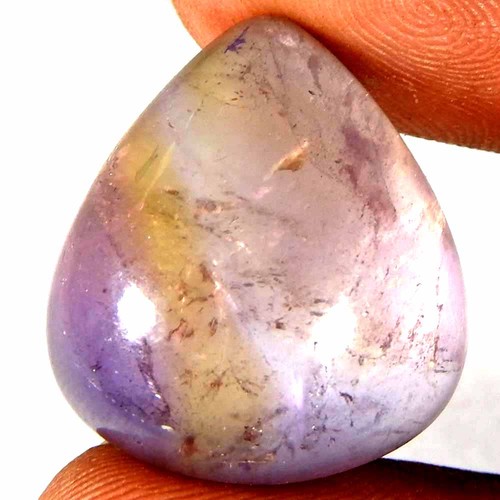 Cabochon poire amétrine - de,