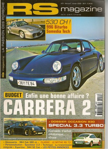 Magazine porsche 996 - rs,