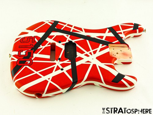 EVH Striped 5150 Red Black