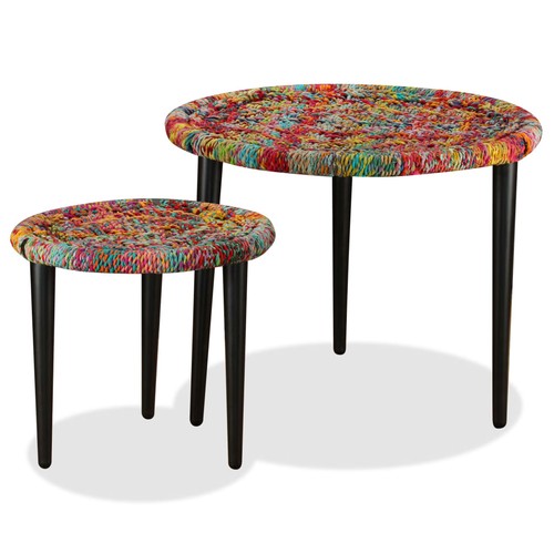 Table basse jute - table, naturelle