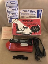 Vintage New In Box Travel Iron By Easy-Iron As Seen On TV - 1983