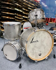 Sonor VINTAGE Shellset En "Vintage Argent Pailleté" 22, 13, 16" Inclus ETH