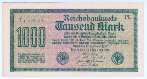 1922 allemagne 1000 mark - 1000,