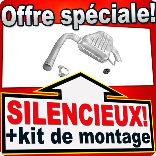 Silencieux arriere pour ford - silencieux,
