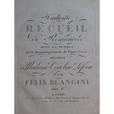 BLANGINI Félix Recueil de