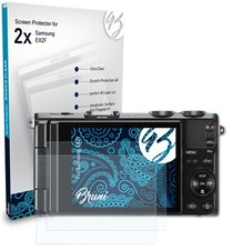 Bruni 2x Écran protecteur pour Samsung EX2F Protecteur d'écran