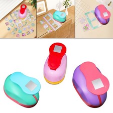 Perforatrice en papier en forme de vague, étiquette cadeau, fournitures de