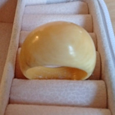 Bague vintage large effet