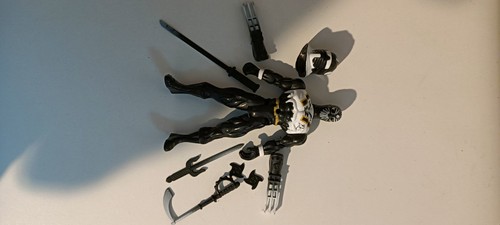 Figurine ninja noir articulée - figurine,