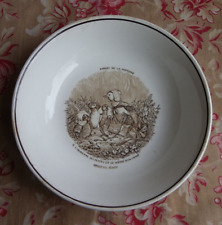 ASSIETTE CREUSE EN FAÏENCE DE