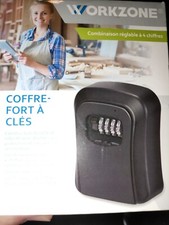 Coffre-Fort à clés Coffre-Fort à clés avec Code à 4 Chiffres, boîte à clés