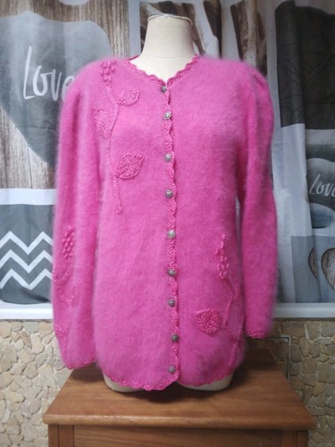 Splendide pull rose foncé - rose,