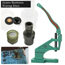 Matrices + Vert Machine Pour Fixation Jeans Boutons DIY Veste Jupe 14/17/20MM