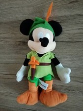 doudou Mickey Robin des Bois Peluche Officiel de Disneyland 28cm vert 