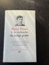 Editions de LA PLEIADE Marcel PROUST " A la recherche du temps perdu" Tome 1