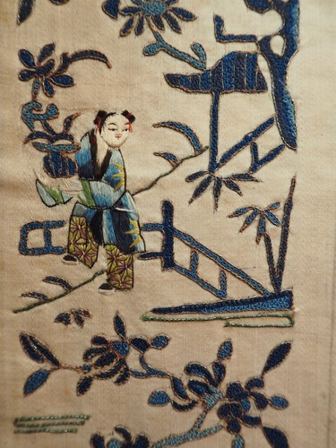 Soie brodé broderie chinois - broderie,