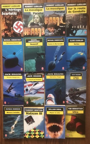 Lot romans thrillers - romans,