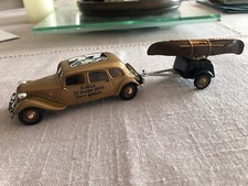 TRACTION AVANT CITROEN  FAMILLIALLE   AVEC CANOE  -  1/43