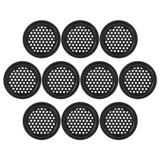  10 pièces couvercles d'aération d'armoire évents de soffite ronds persienne de