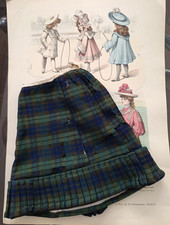 Belle jupe ancienne poupée parisienne