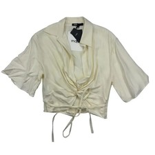 Maje Lucile Front Tie V-Neck