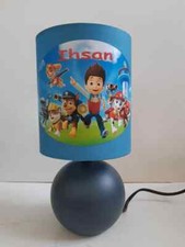 lampe de chevet bleu CreaCat PAT PATROUILLE PERSONNALISABLE