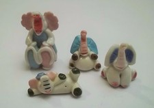 lot de 4 éléphants en