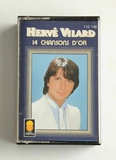Cassette Audio – Hervé Vilard 14 Chansons d’Or – Bon état – Variété française