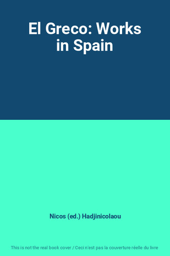 Greco works in spain - in,
