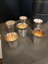 Lot De Timbales En Métal Argenté