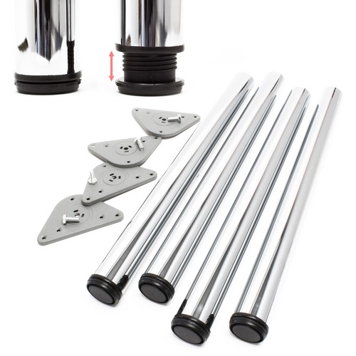 Pied table lot acier - table, 4