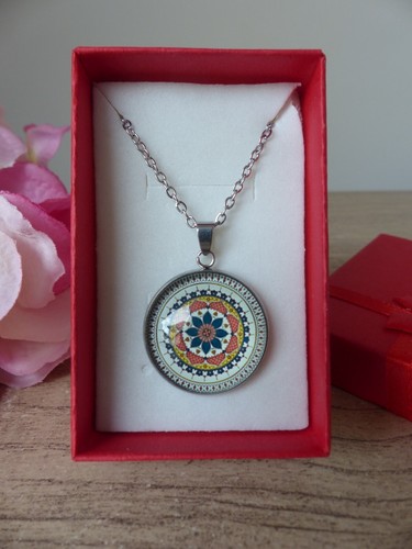 Collier femme mandala - collier,