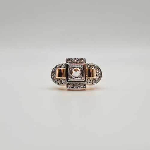 Bague vintage rose - bague,