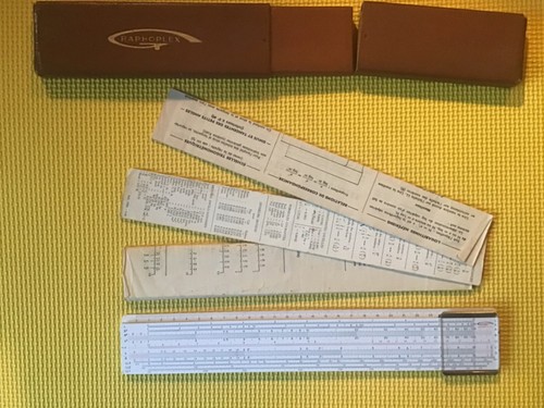 Regle calcul graphoplex - a,
