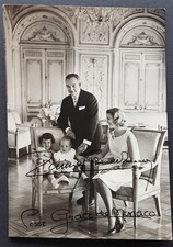 Autographe Princesse Grace +