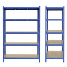 Étagère de Rangement Charge Lourde Metallique Atelier Garage Acier 180x120x60cm