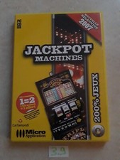 jeu pc micro application -  jackpot machines / en bon état 