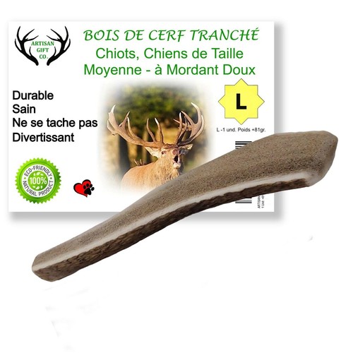 Bois cerf fendu pour - fendu, chiens