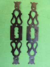 2 entrées serrure fer forgé