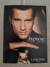 Publicité papier Parfum. Perfume Ad Lancôme Hypnose homme de 2004 en Anglais