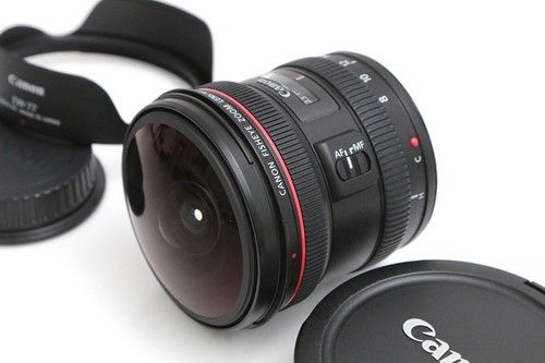 Canon ef8 15mm f4l - fisheye, usm
