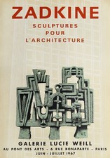 Ossip ZADKINE - Affiche poster